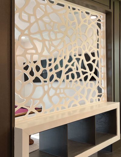 See-Through Wood Accent Wall | Tampa Palms, FL